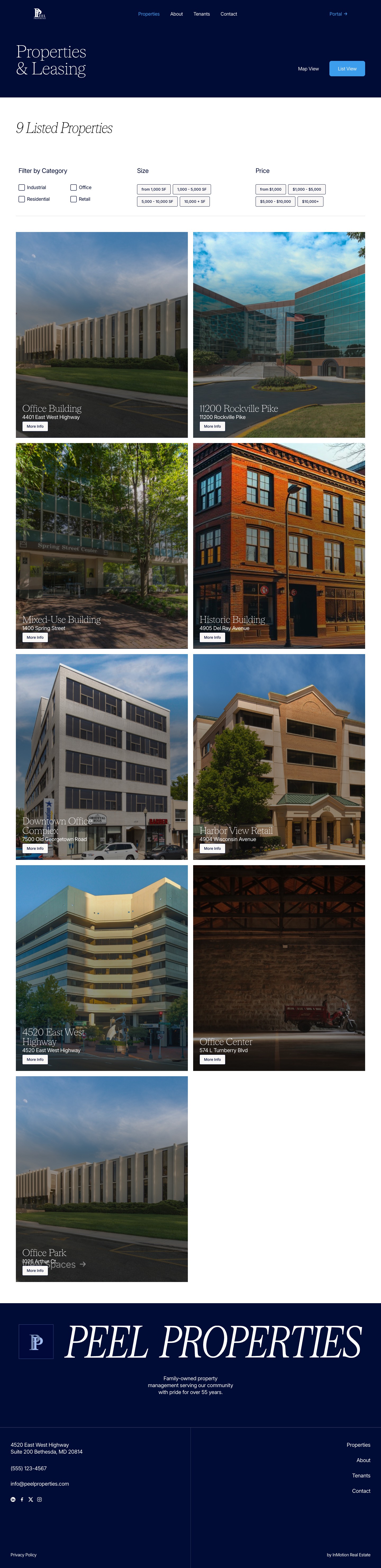 Peel Properties screenshot
