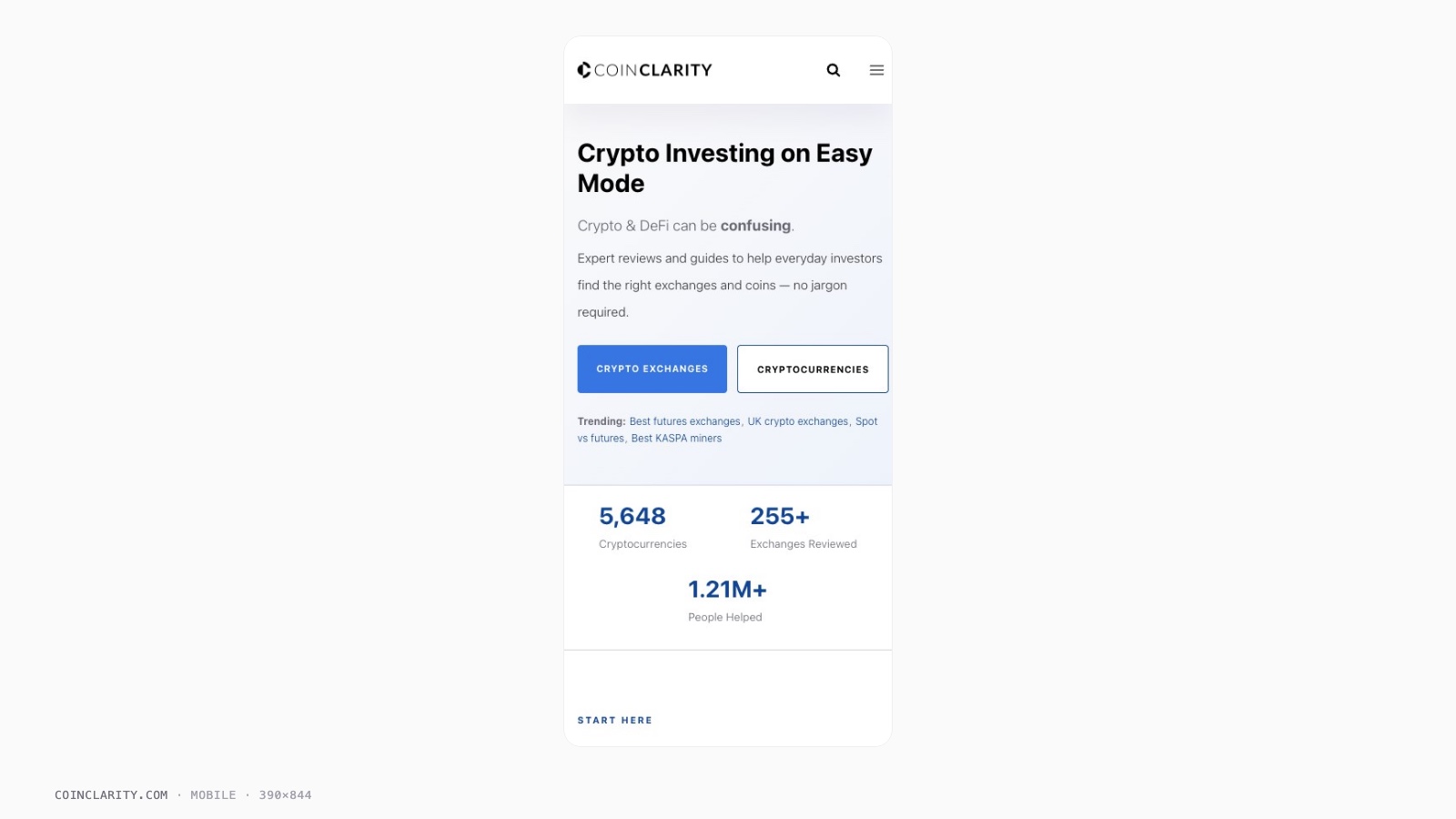 CoinClarity screenshot